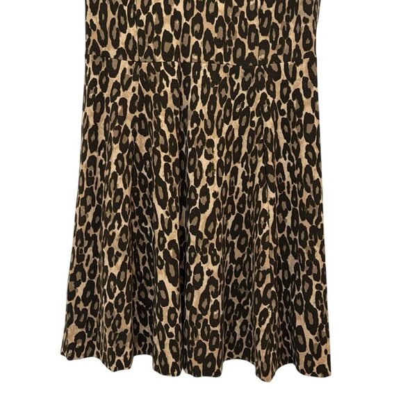 Kate Spade Autumn Leopard Print Fit and Flare Dress Size M/L - Picture 6 of 9